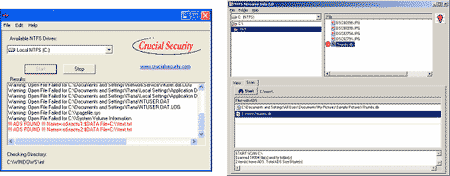 Crucial ADS и NTFS Stream Info