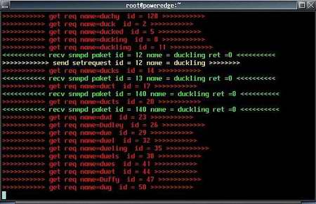 Figure 4: ADMsnp Guessing a Read/Write Community String