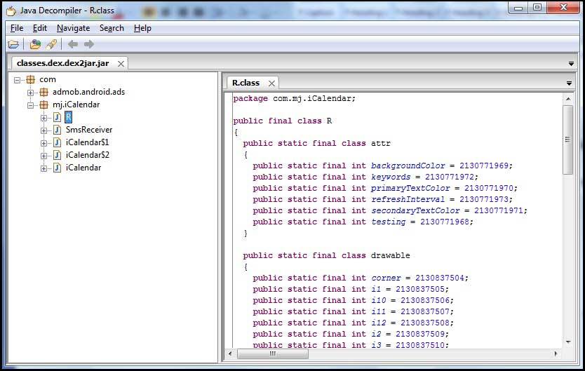 Java decompiler
