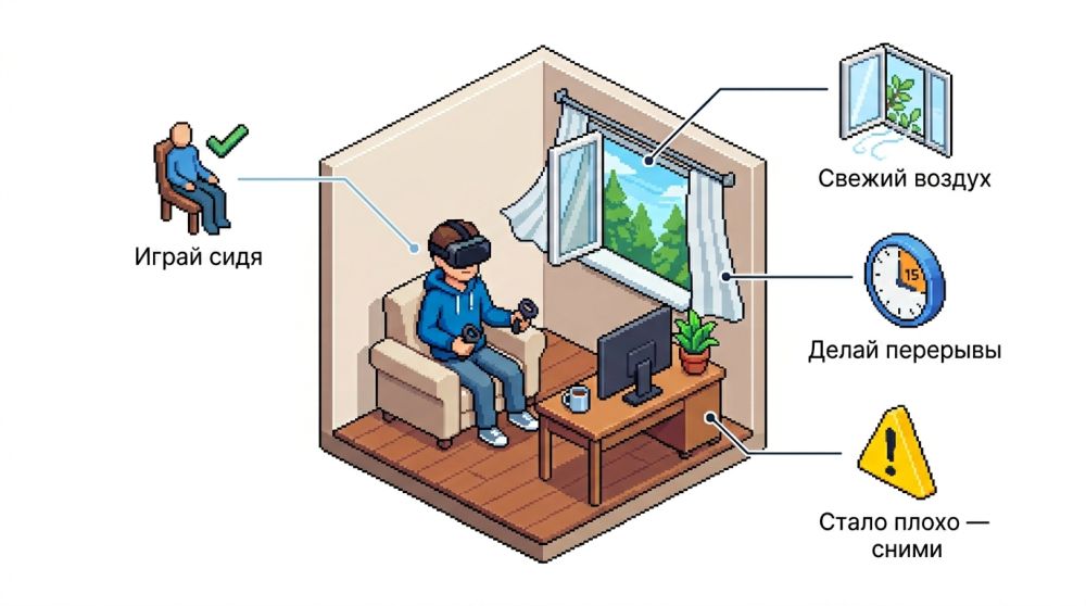 Вестибулярный аппарат и комфорт в VR
