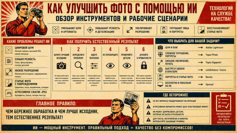 Инструкция как улучшить фото с помощью ИИ