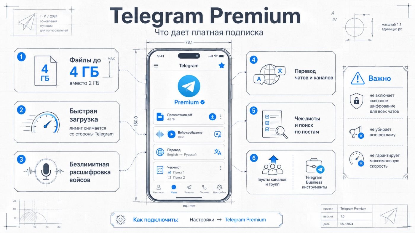 Telegram Premium в 2026 году