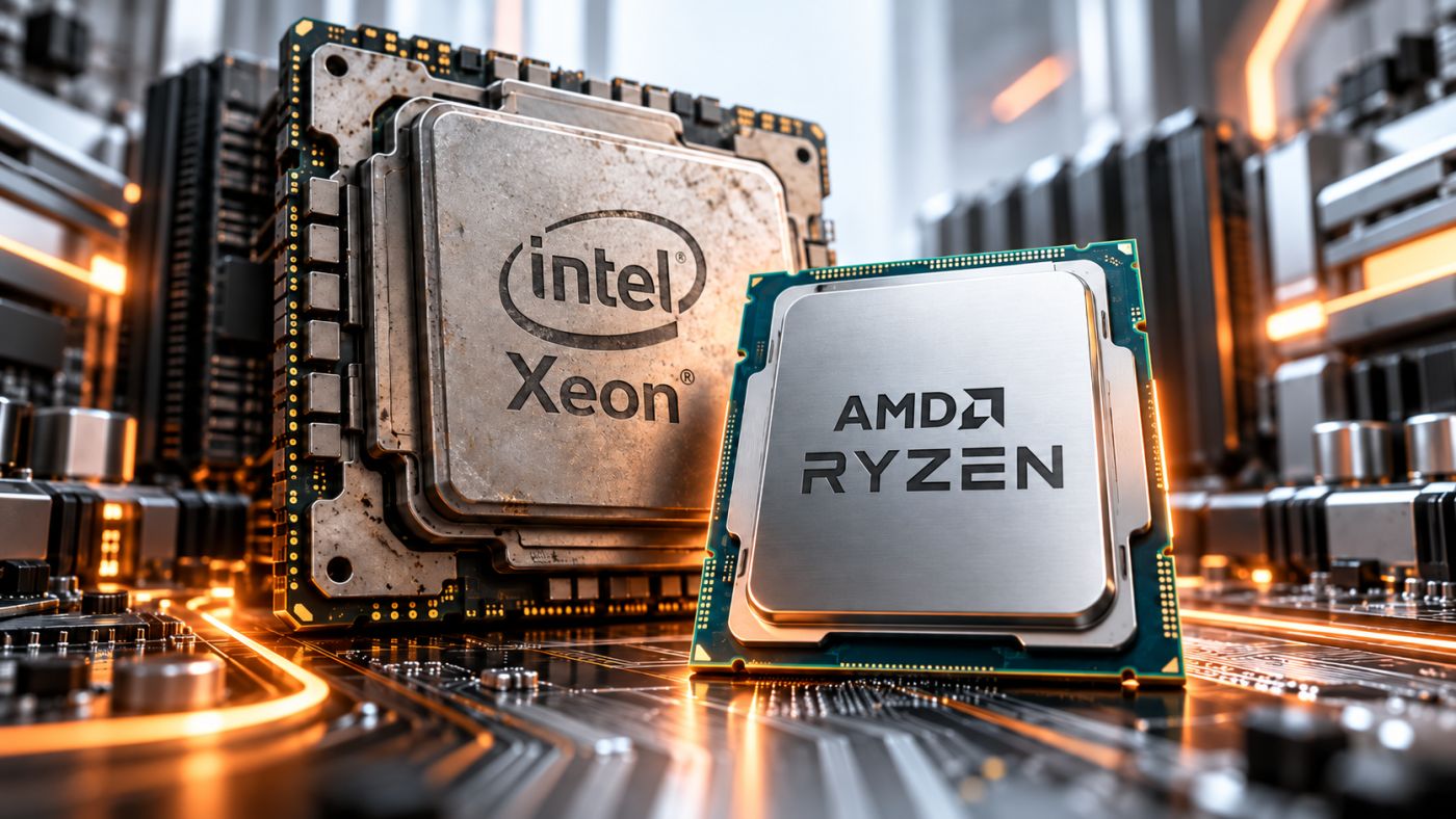 Intel Xeon vs AMD Ryzen