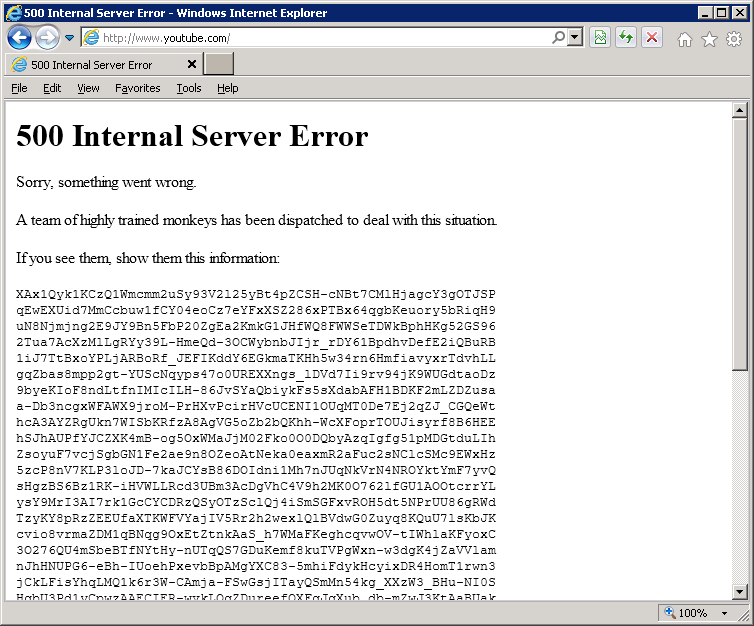 Server error 5