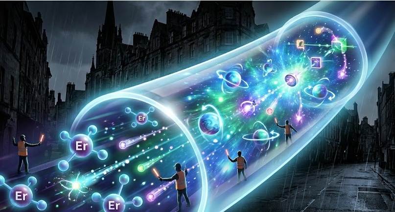 Последний шаг к квантовому интернету: кубит, который не нужно изолировать