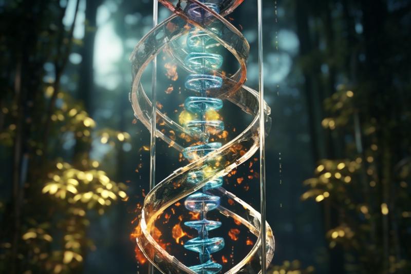 Живое+неживое: Ученые создали легкий и прочный материал из ДНК и стекла