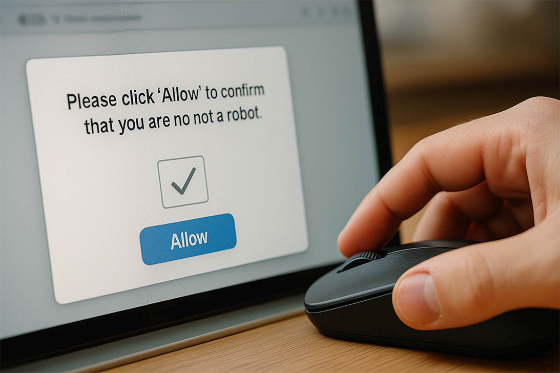 ClickFix: как хакеры заражают компьютеры под видом CAPTCHA и «полезных инструкций»