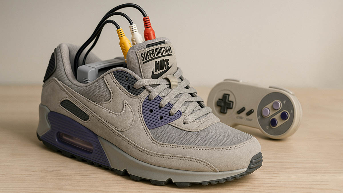 Nike AIR SNES — кроссовок, внутри которого живёт игровая ретро-консоль