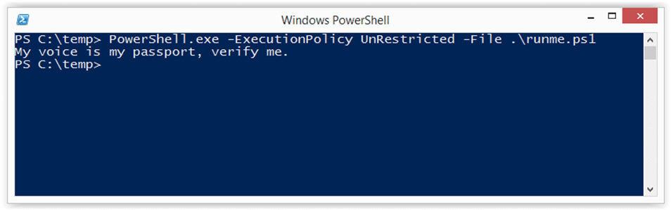 Руководство по обходу политики выполнения power shell