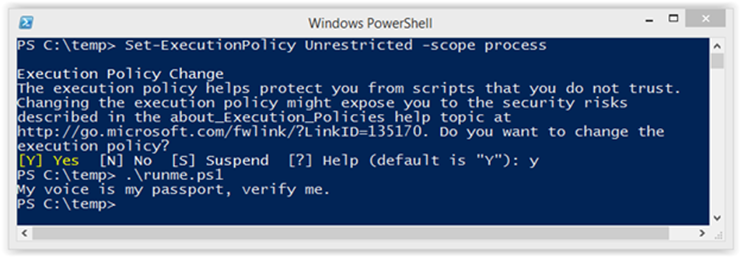 Руководство по обходу политики выполнения power shell