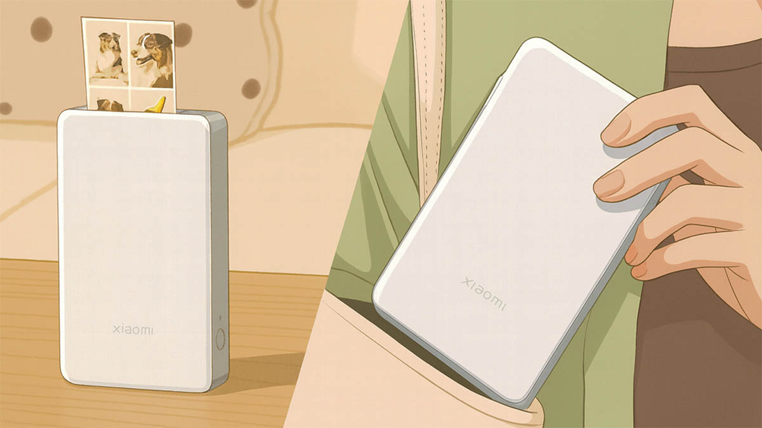 Xiaomi Portable Photo Printer Pro — компактный фотопринтер для моментальной сублимационной печати