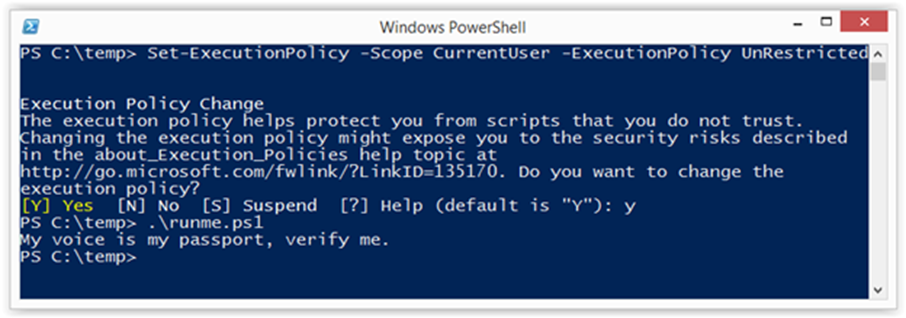 Руководство по обходу политики выполнения power shell