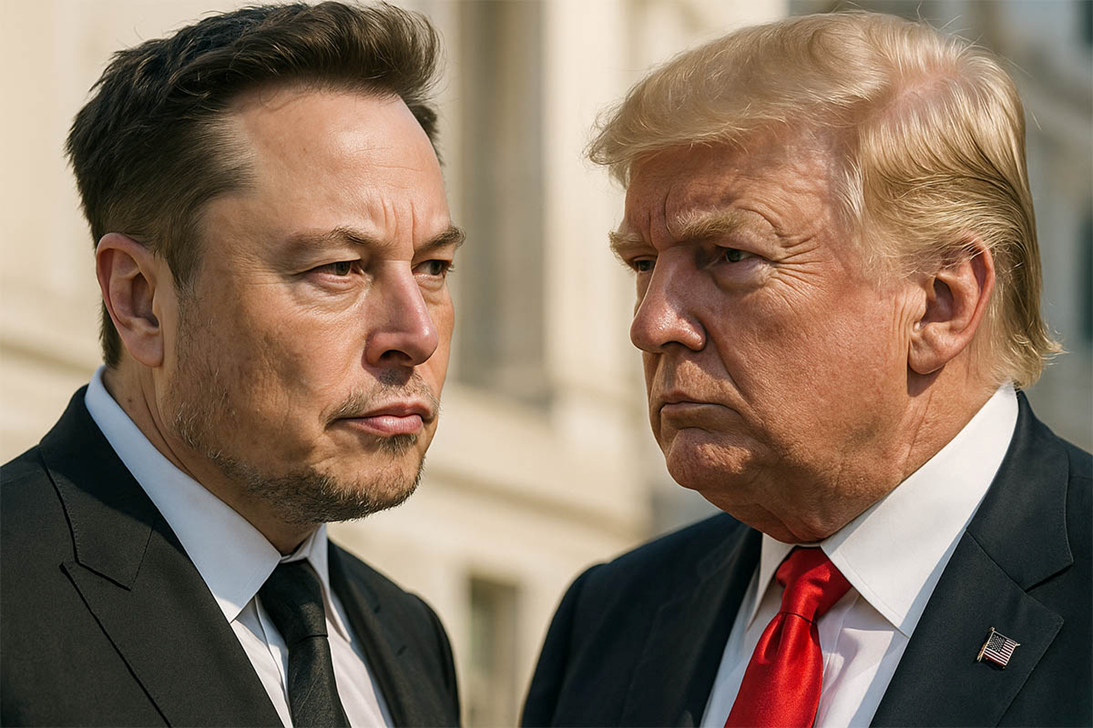 Илон Маск vs Дональд Трамп: как две самые громкие личности США устроили политическую дуэль года
