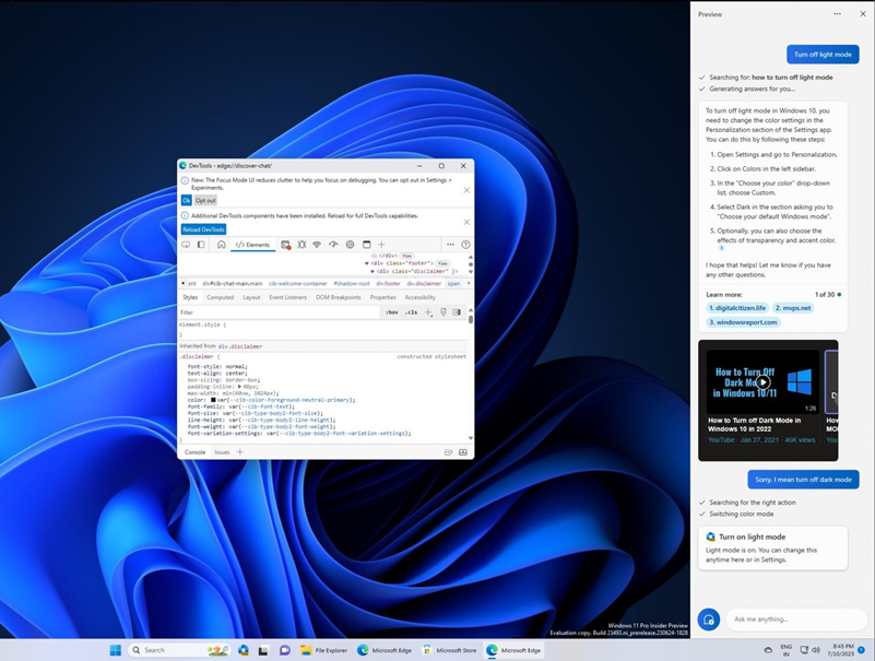 Copilot windows