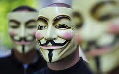 В Интернет появилась информация об одном из участников Anonymous
